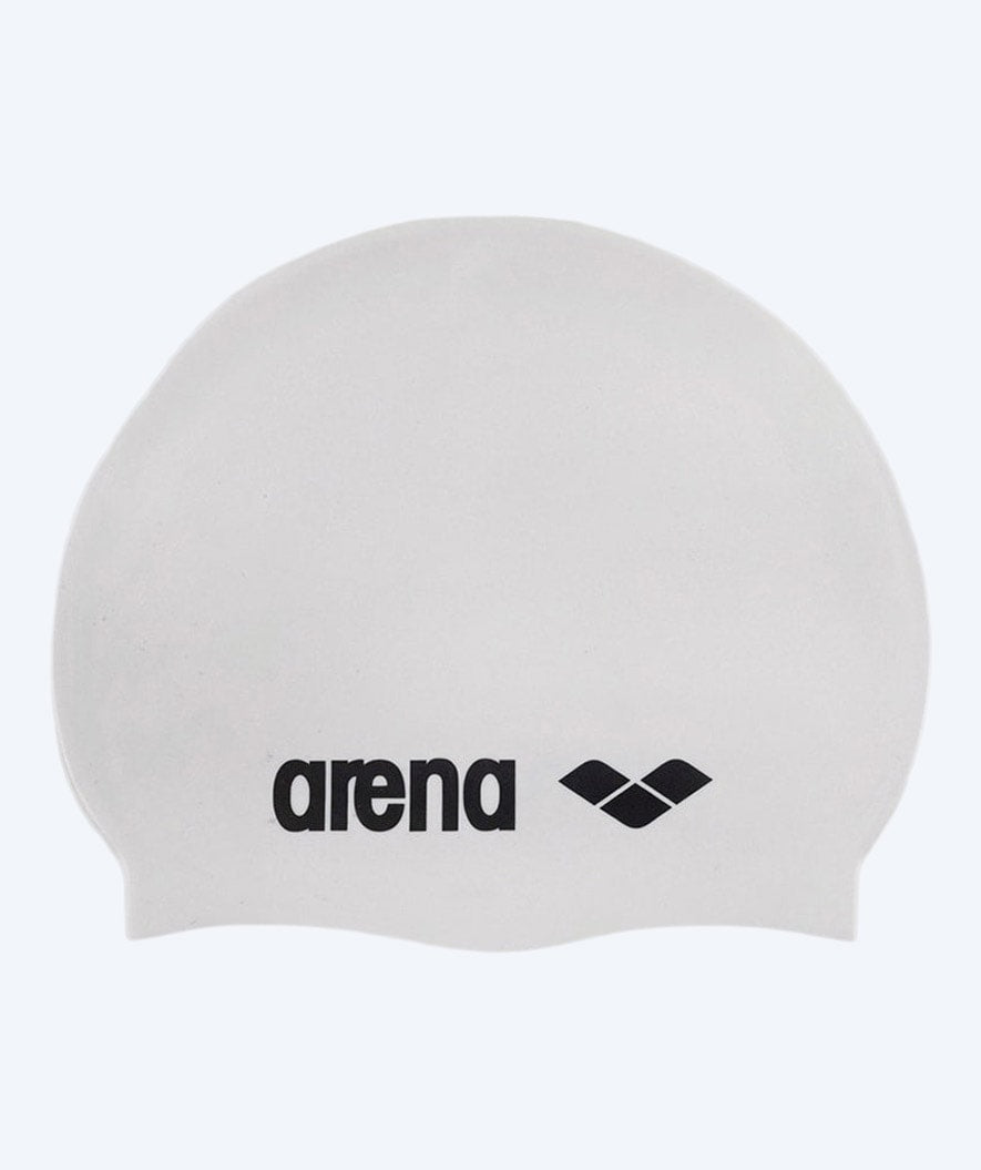 Arena badehette - Classic Silikone - Hvit/svart