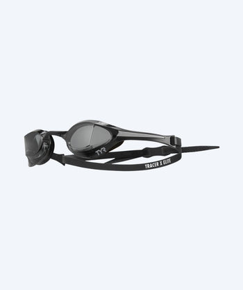TYR Elite svømmebriller - Tracer-X Elite Mirrored - Svart/smoke