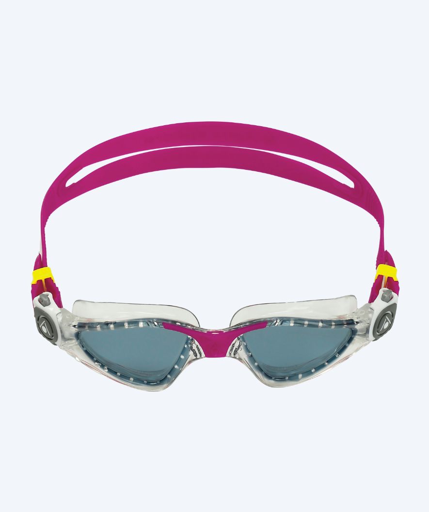 Aquasphere svømmebriller til damer - Kayenne - Klar/rosa (Smoke linse)
