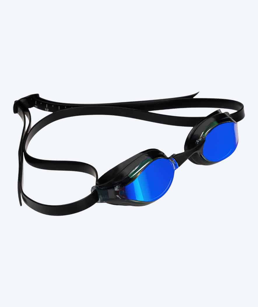 Watery svømmebriller - Poseidon Mirror - Svart/mørkeblå