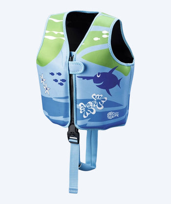 Beco svømmevest for barn (1-6 år) - Sealife - Lyseblå/grønn