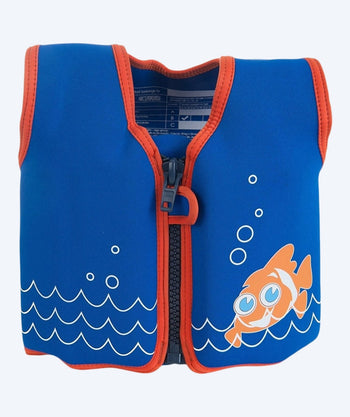 Konfidence svømmevest for barn - Original - Mørkeblå/oransje