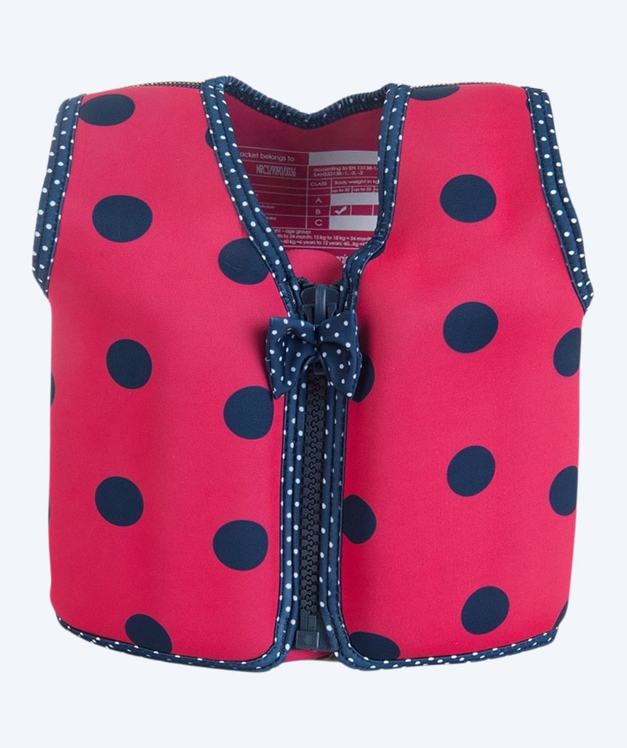 Konfidence svømmevest for barn - Original - Ladybird (Rød med prikker)