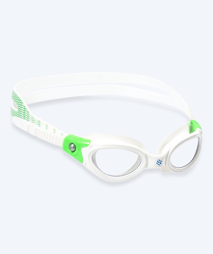 Watery svømmebriller til barn - Delta - Grønn/hvit