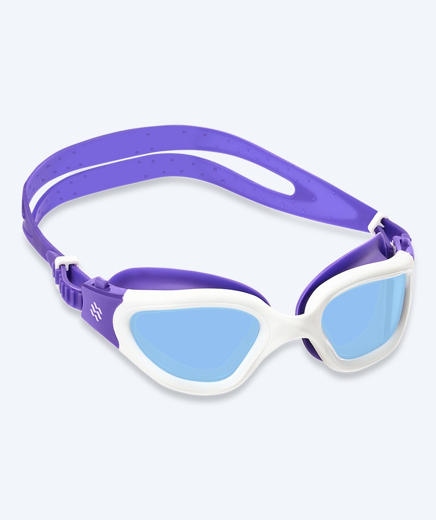 Watery mosjons svømmebriller - Raven Active - Lilla/lyseblå