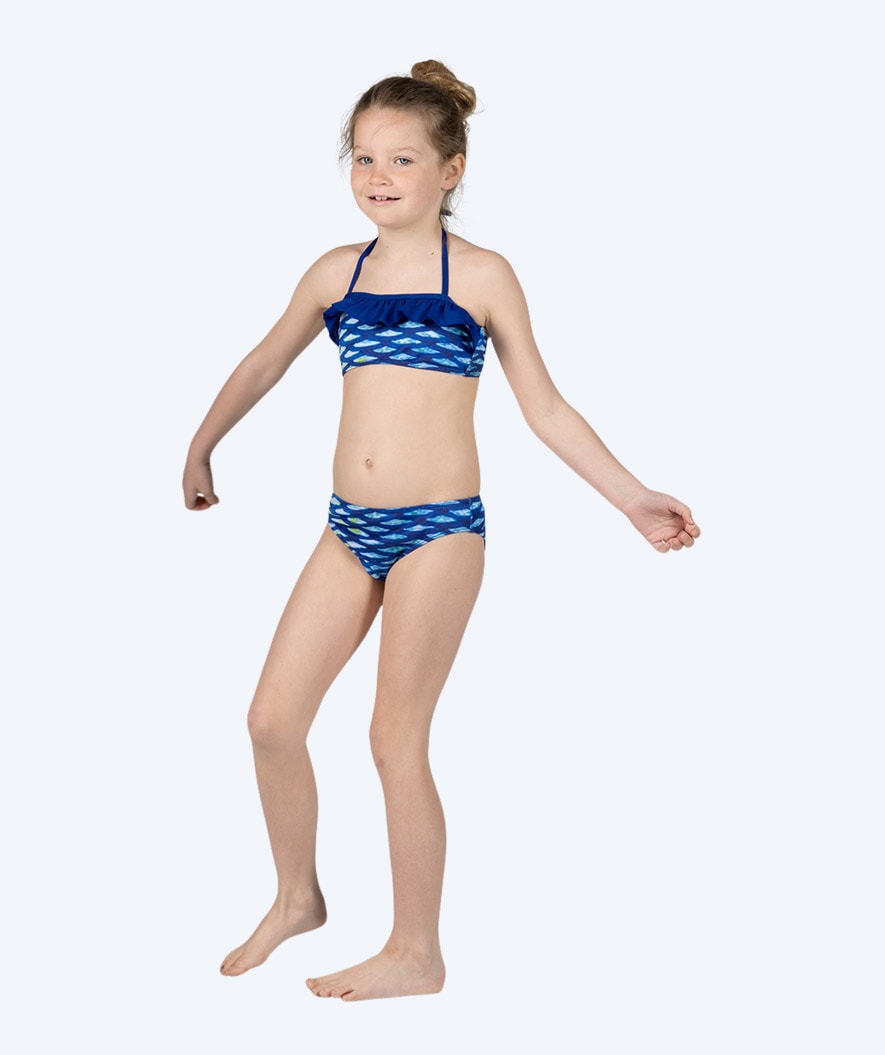 Watery havfrue-bikini for barn - Sett - Blue Ocean