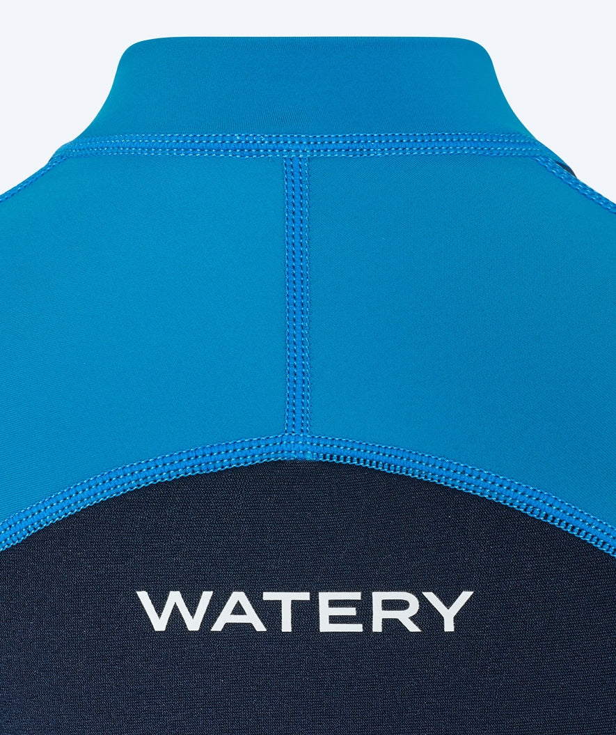 Watery våtdrakt til barn - Calypso Full-Body - Blå/mørkeblå