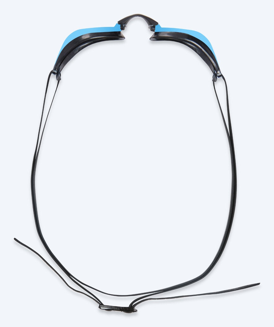 Watery Elite svømmebriller - Poseidon Mirror - Svart/blå