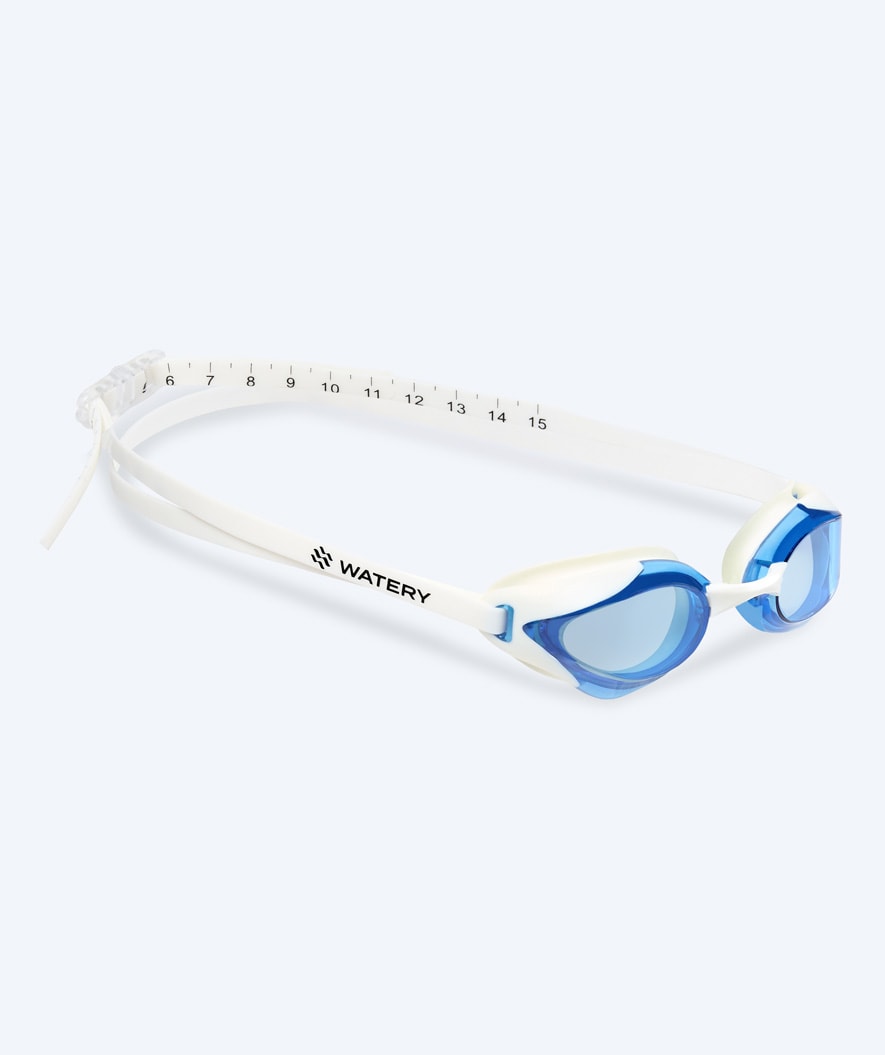 Watery svømmebriller - Poseidon Ultra - Hvit/blå