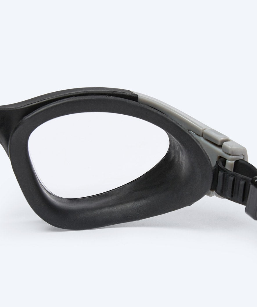 Watery mosjons svømmebriller - Kelvin Active - Svart/klar