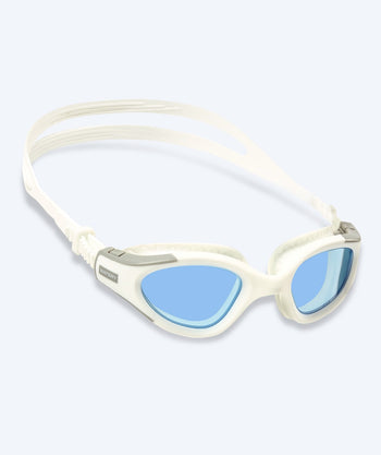 Watery svømmebriller til trening - Kelvin Active - Hvit/lyseblå
