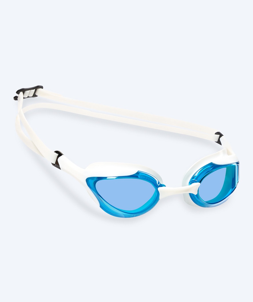 Watery Elite svømmebriller - Murphy Active - Hvit/blå