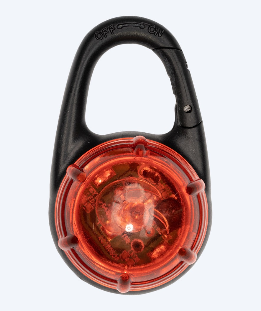 Watery vanntett LED lys til svømmebag - Pro - Rød
