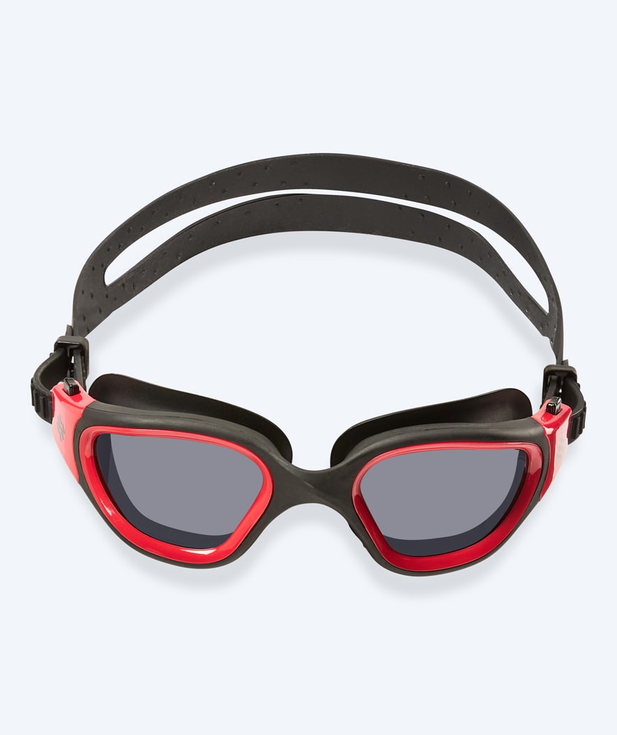 Watery mosjons svømmebriller - Raven Active - Svart/rød 1.0
