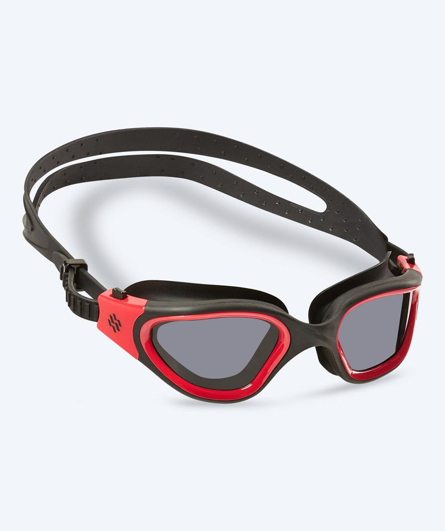 Watery mosjons svømmebriller - Raven Active - Svart/rød 1.0