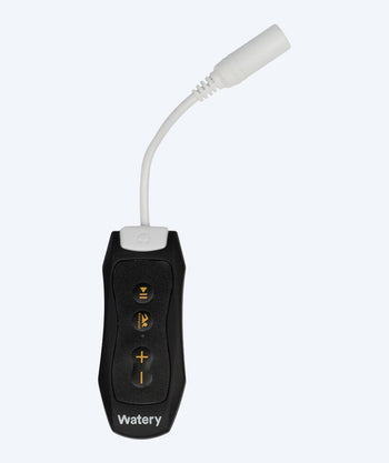 Watery vanntette MP3 øretelefoner - Storm - Svart
