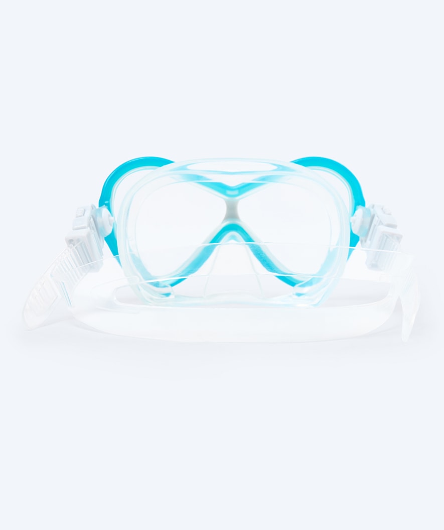 Watery Combo snorkelsett til barn - Triton Full-dry - Lyseblå