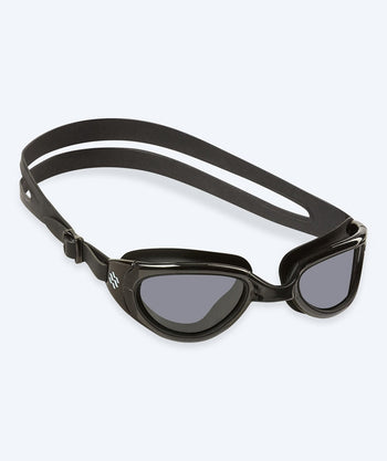 Watery mosjonssvømmebriller - Wade Active - Svart/sotet