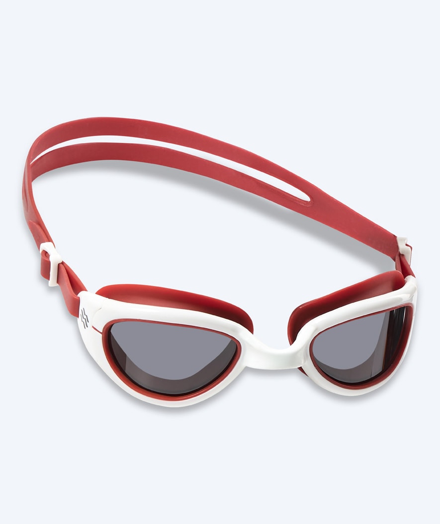 Watery mosjonssvømmebriller - Wade Active - Rød/sotet