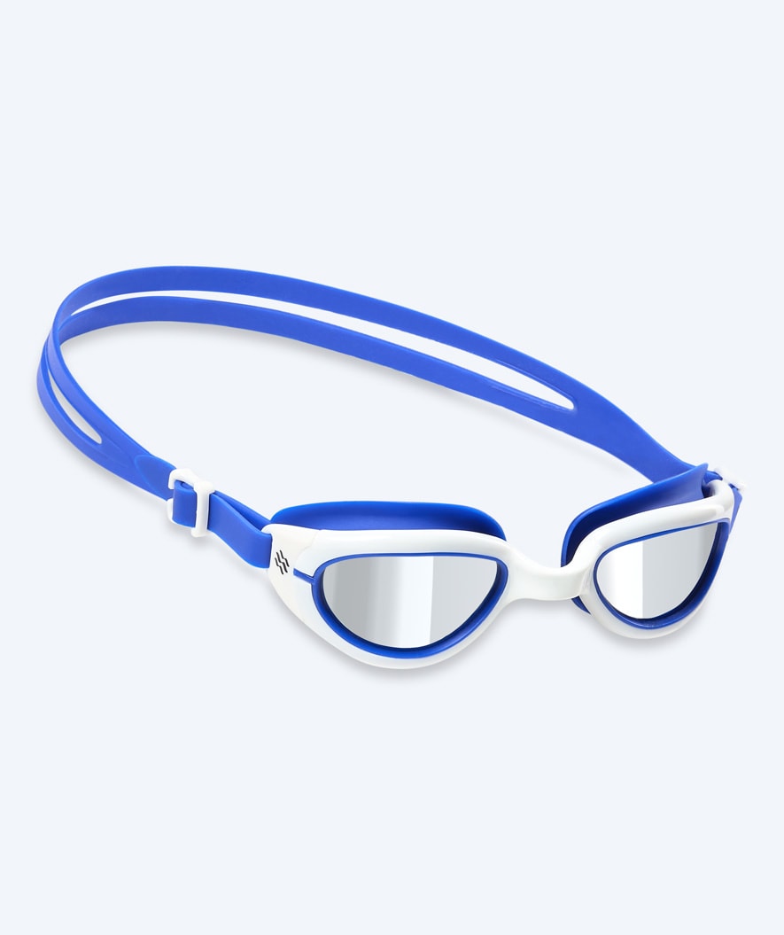 Watery svømmebriller til barn - Wade Mirror - Blå/sølv