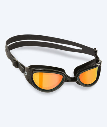 Watery mosjonssvømmebriller - Wade Mirror - Svart/gull