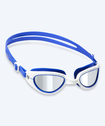 Watery mosjonssvømmebriller - Wade Mirror - Blå/sølv