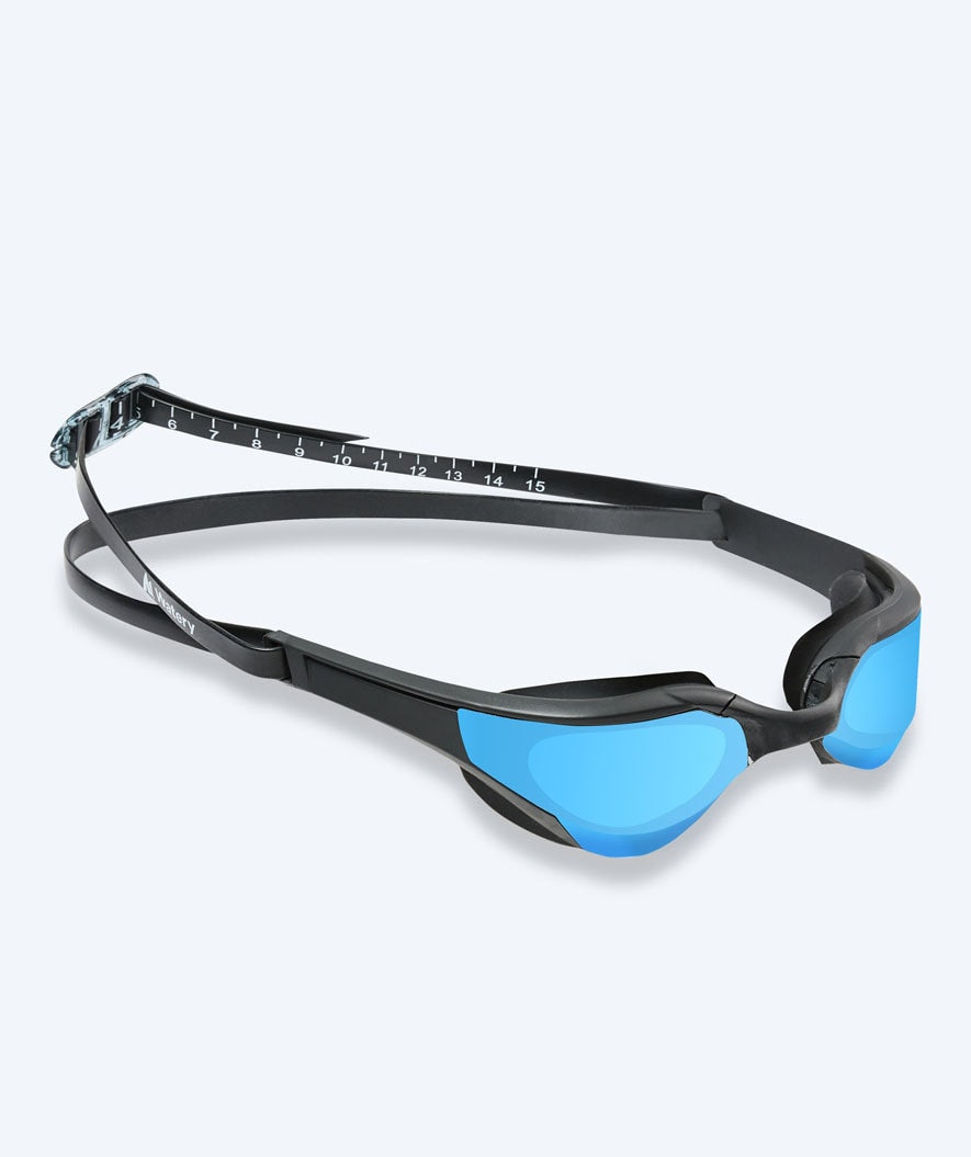 Watery svømmebriller - Instinct Elite Mirror - Svart/blå