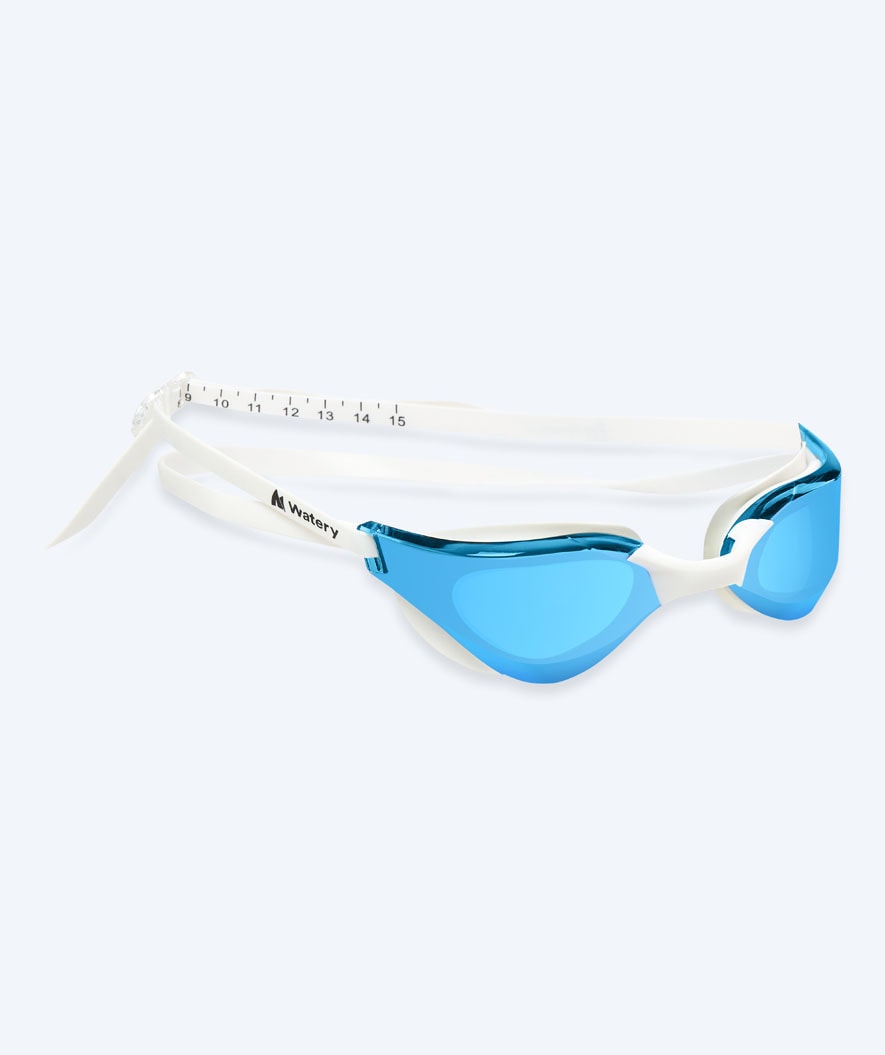 Watery svømmebriller - Instinct Mirror - Hvit/blå