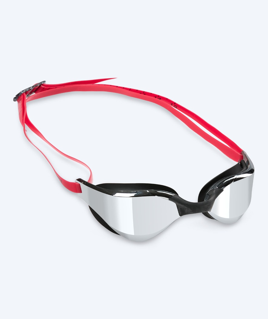 Watery svømmebriller - Instinct Mirror - Rød/sølv