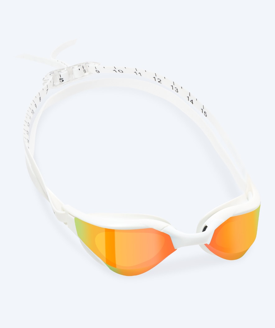 Watery svømmebriller - Instinct Ultra Mirror - Hvit/gull
