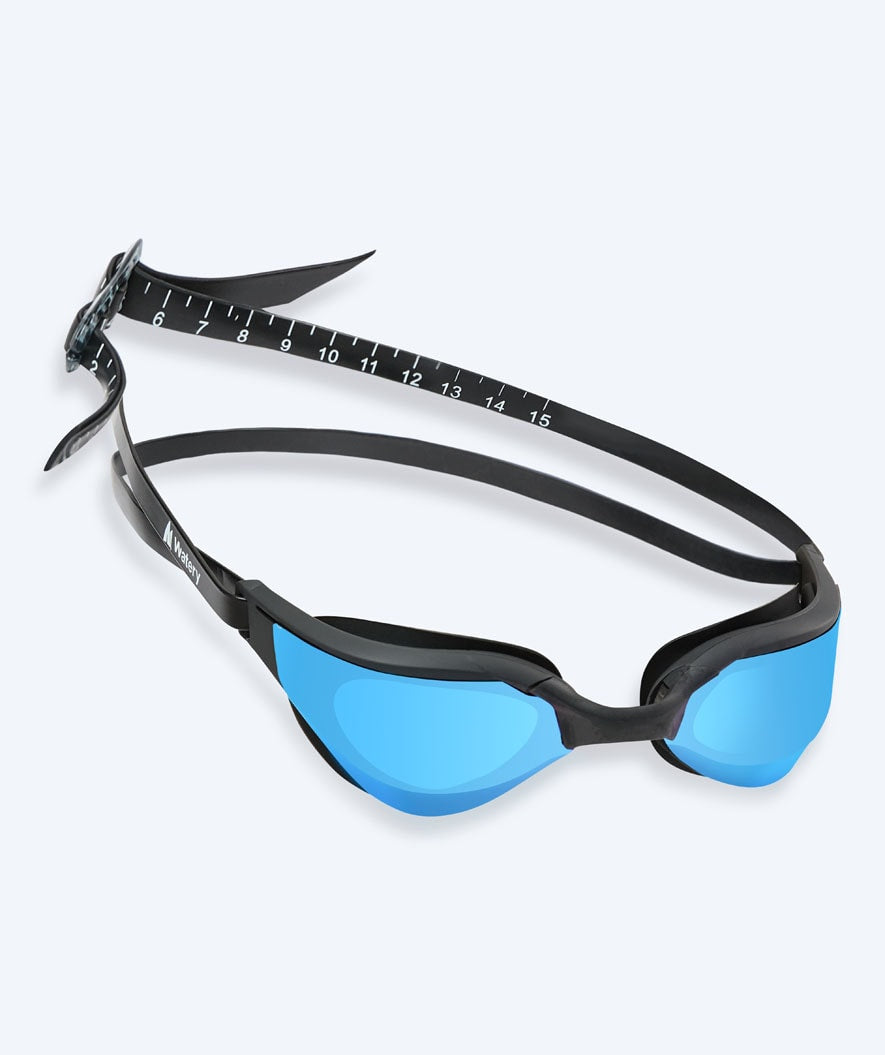 Watery svømmebriller - Instinct Ultra Mirror - Svart/blå